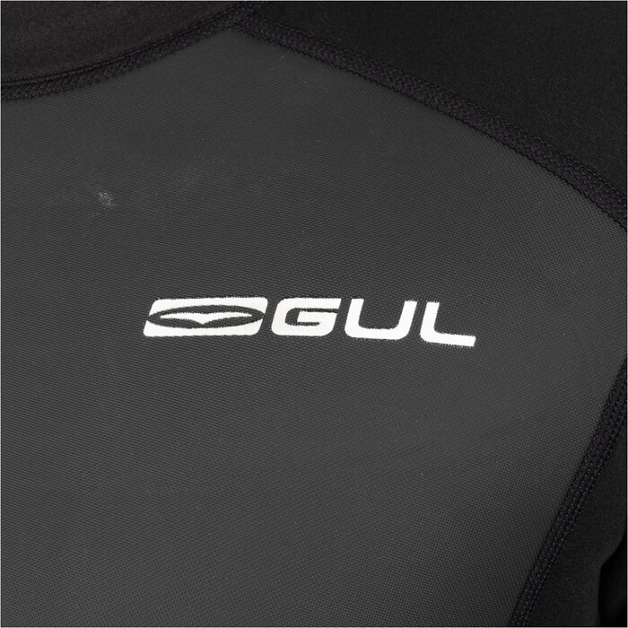 2025 Gul Mens Response 3/2mm Back Zip Shorty Wetsuit RE3319-C1 - Black
